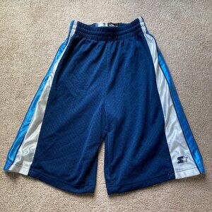 Men's Athletic Shorts Size Small 28-30 Waist Blue & White Colors by Starter